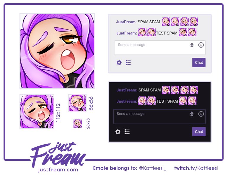 pix Twitch Emote Template fream vtuber on twitter updated my