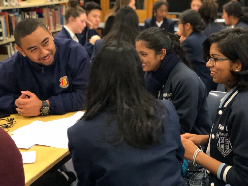 Today’s Schools are creating tomorrow’s world @BelmoreBoysHS MUNIS program in collaboration with UNSW. Many thanks to @burwoodghs @StrathfieldGHS for their participation in the success of today’s event. ❤️💙#leadersoftheworld