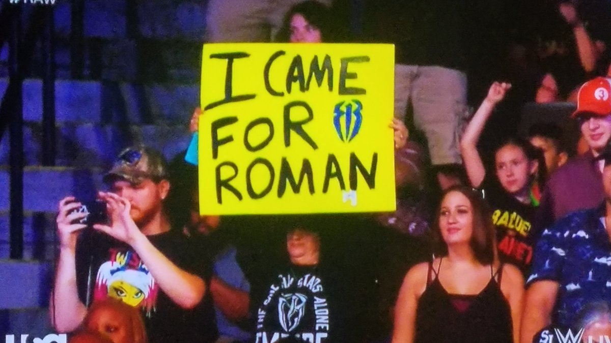 Way #TMI #wwe #RAW #RomanReigns