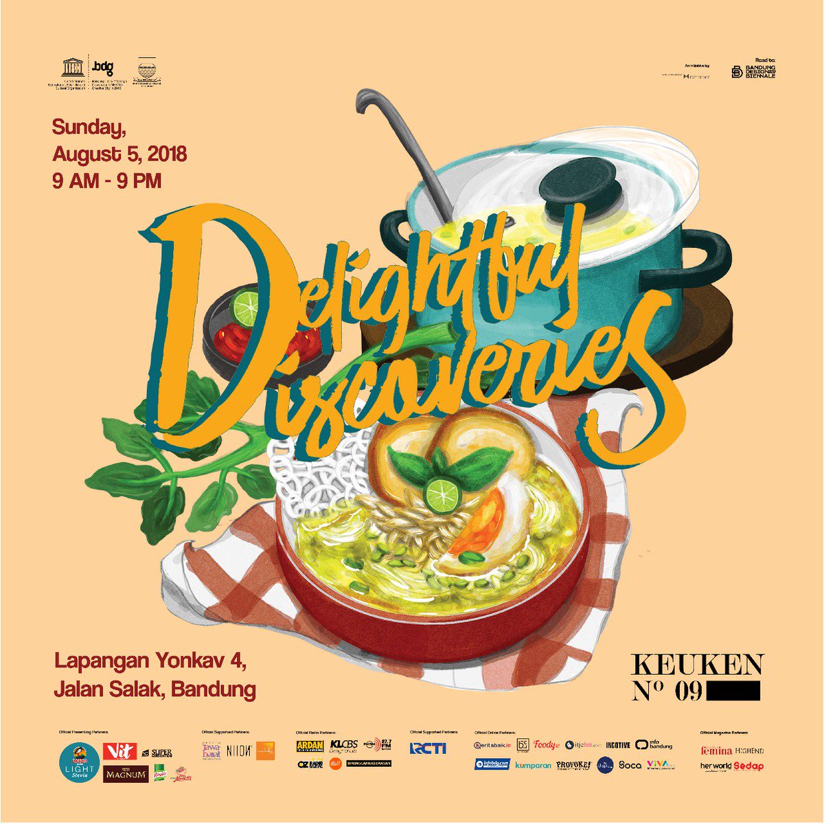 <a href="/KeukenBdg/">KeukenBdg</a> is back in 2018! Enjoy a day filled with your favorite food and drinks | Sunday, 5 Aug | 9AM - 9PM | Lap. Yonkav 4, Jl. Salak BDG | Bring your families and friends to an unforgettable foodies experience presented by <a href="/HTHstudio/">House The House</a> | Media partner: The Display