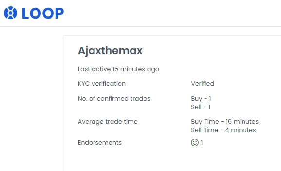 AJAXTHEMAX's tweet image. #iamLooped Thanks Koinex