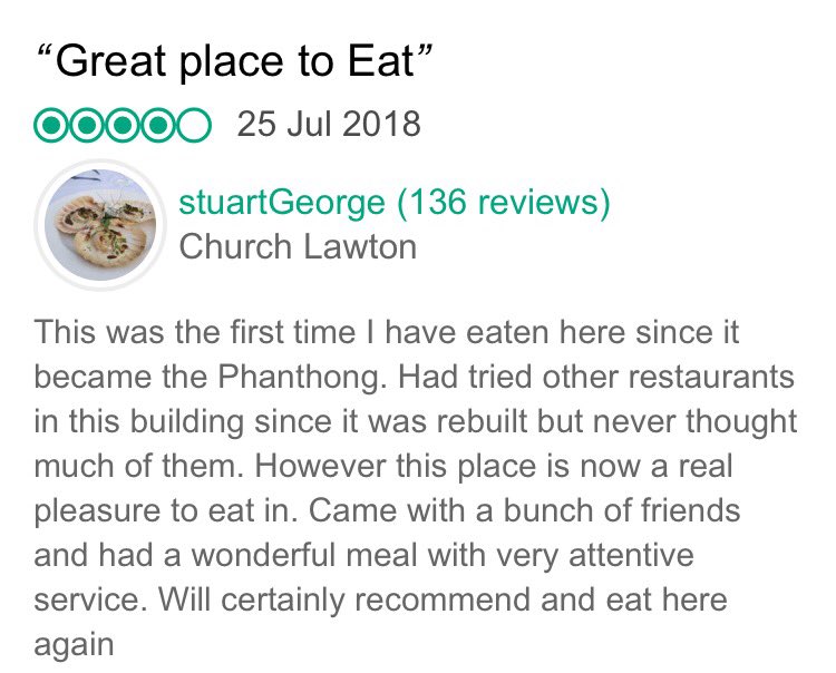 Love to hear feedback like this 

When we can change perceptions of a town 

#sandbach