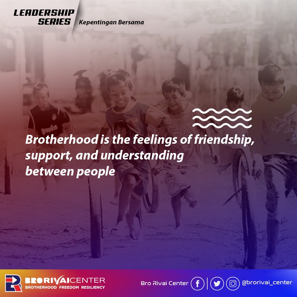 BRORIVAI_Center's tweet photo. Jaga Ukhuwah, Jangan Berpecah Belah

#BRORIVAICenter
#Brotherhood #Friendship
#SelaluMemberiGagasanUntukNegeri https://t.co/Kw7O55xdfG