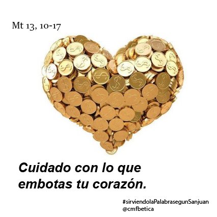 fatimacmf's tweet photo. #sirviendolaPalabrasegunSanjuan Comentarios al Evangelio diario por Antonio Mª Sanjuan, cmf #claretianosbetica #embotar #corazon
https://t.co/U0a0ohAjls https://t.co/Ud3YWEwDzk