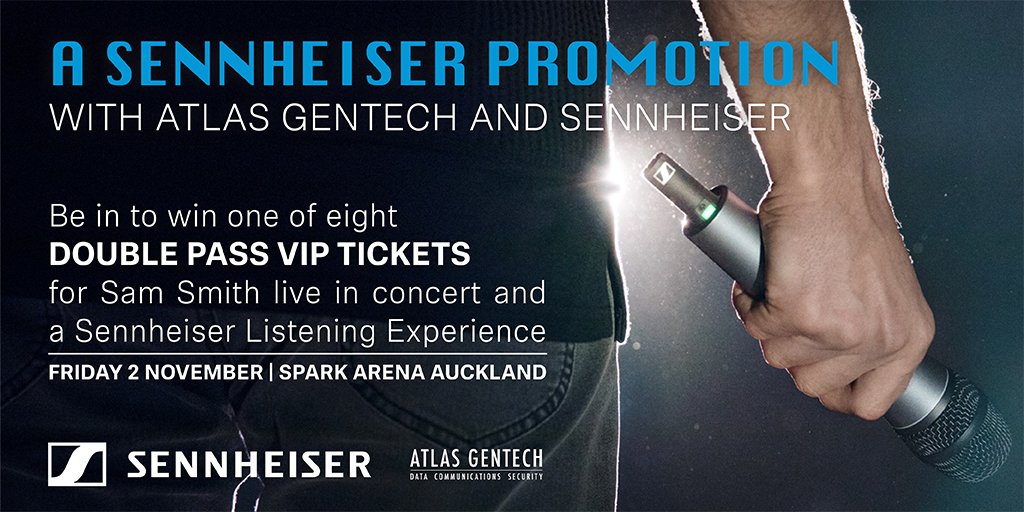 Atlasgentech's tweet photo. A SENNHEISER EXPERIENCE 

Sell the most Sennheiser Contact Centre &amp; Office Headsets to win a DOUBLE PASS VIP TICKETS for @samsmithworld live in concert and a @SennheiserAU_NZ Listening Experience. 
Terms and Conditions apply* – see https://t.co/1c2q6Stjlv for details.

#Promotion https://t.co/gO1HLc0as0