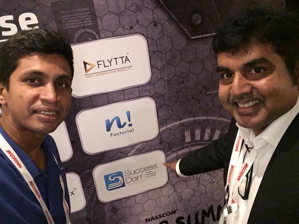 SuccessDart's tweet photo. Special thanks to @NasscomEvents @NASSCOMStartUps for the wonderful opportunity to connect with #HR Thought leaders at #nasscomHRSummit #StartUpShowcase @anisharavind @joycejo22498608. #PerformanceMgmt in the air https://t.co/mIIsWz7kct