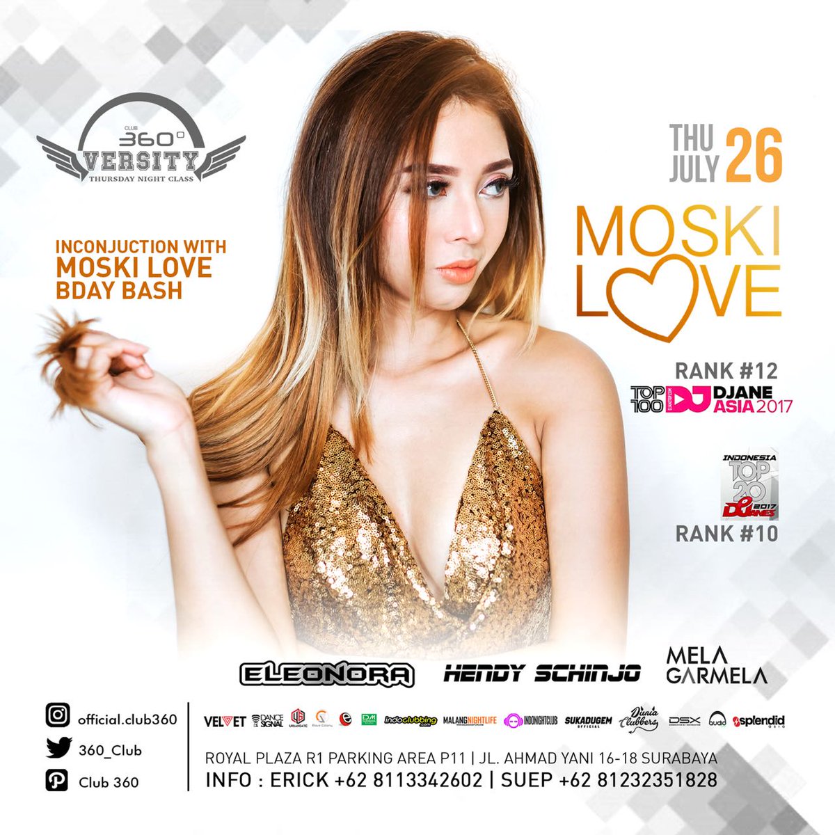 ErickSunur26's tweet photo. #360versity #kampusparty @360Club w/ @dj_moskilove cc @VelvetMedia_id @indoclubbing @eventsurabaya @infosurabaya @aslisurabaya @urbangateasia @RaveColony @aslisuroboyo https://t.co/ST8HXQo9Ik