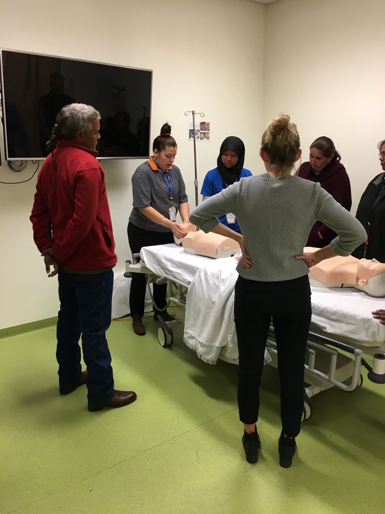 nwqran's tweet photo. Loving the basic life support wshop for AHWs ATSIHPs by Dr Louis Peacy & Dr Lakshman & senior @jcu Med students @CRRH_JCU #AYRI2018 #RealisingRemotePossibilities https://t.co/Rgy5QKVoZw