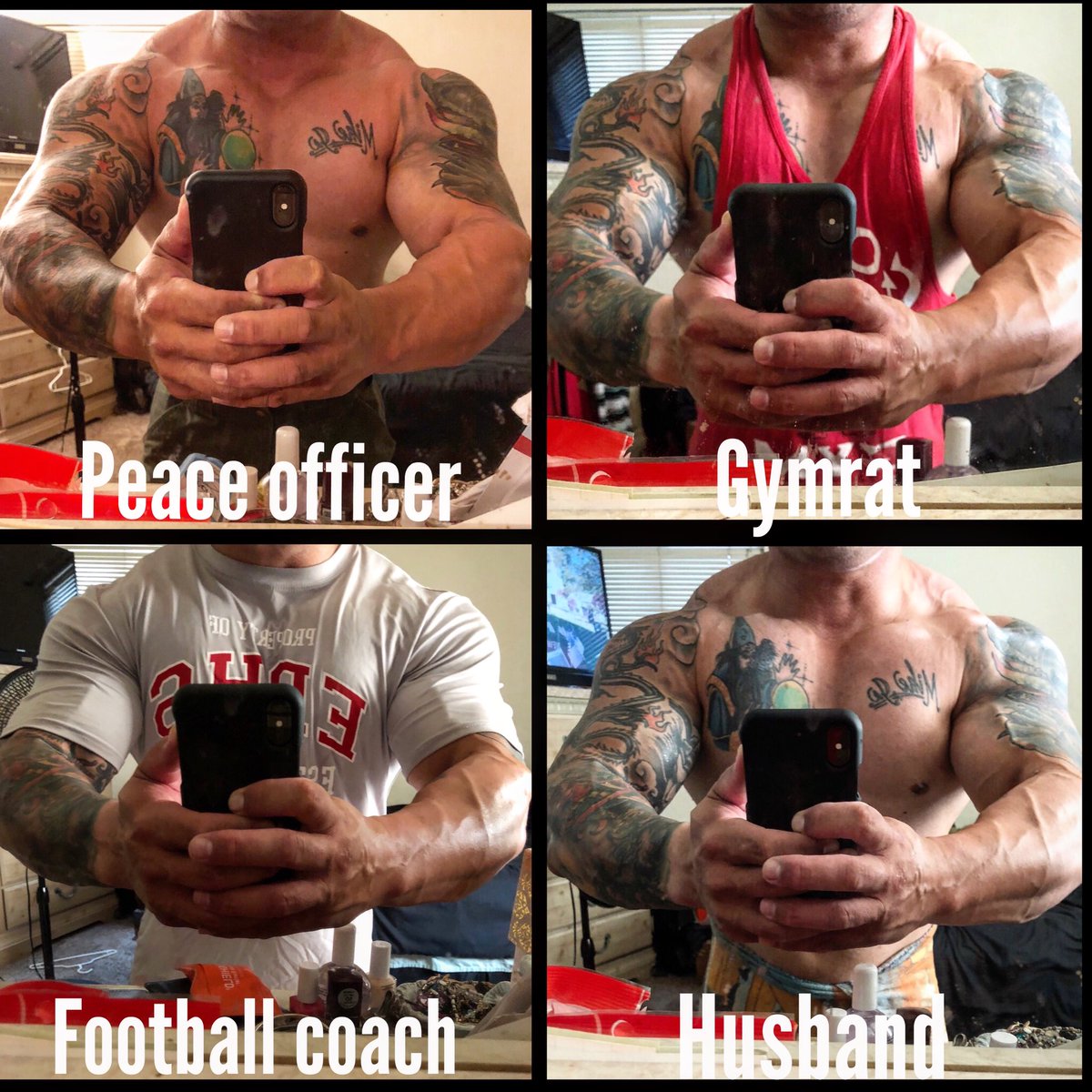 bucsd's tweet photo. My everyday daily grind and I wouldnโt change it for the world ๐๐ผ๐๐ผ #peaceofficer #gymrat #highschoolfootballcoach #father #husband #noexcuses #youmakethetime #idoitcauseGodablesmetodoit #imnottobusyimtoblessed #anythingformyfamily https://t.co/L2VneDVzPd