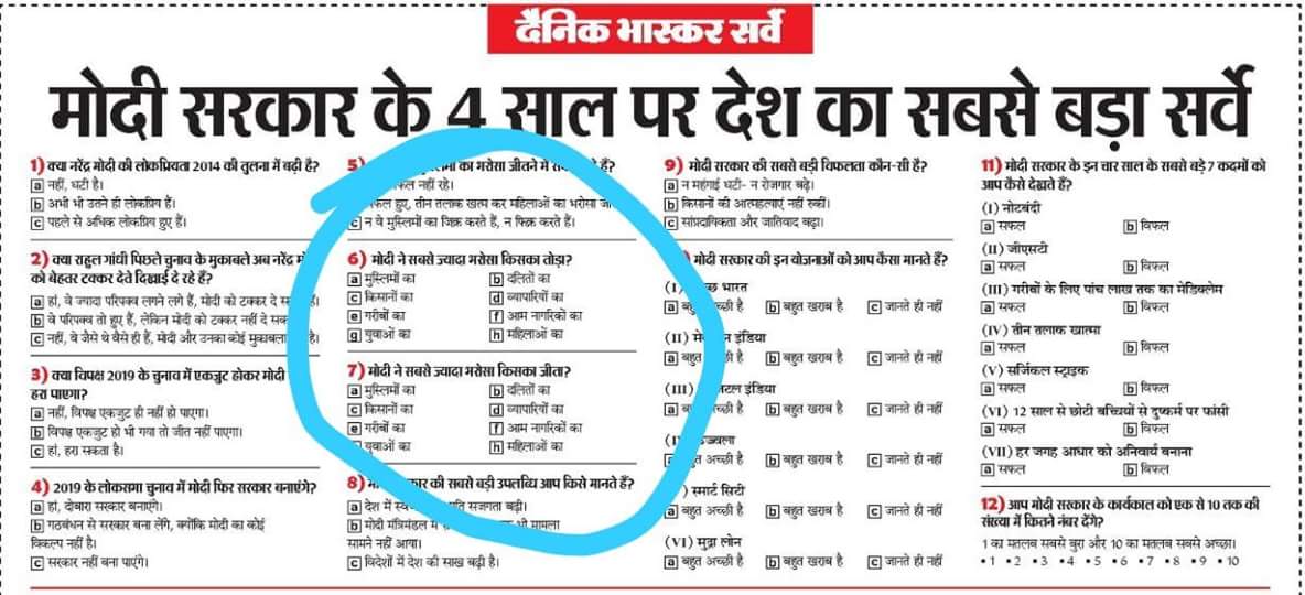 ShaadMathur1's tweet image. Pahle Bhi @DainikBhaskar ne 1 post ki thiJisne Un k Survey ne Desh ko 7-8 bhago me bade Asan tarike se Baant diya tha. Or y Bolte h Desh ka sabse Vishvasniya Akhbaar No.1?
Khabro me Doglapan kyu?
@sambitswaraj @AMISHDEVGAN @pareshjansari @republic @sardanarohit @sudhirchaudhary