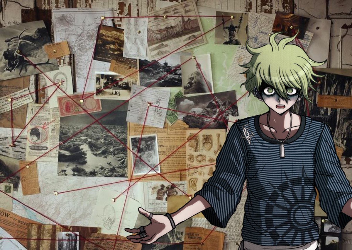 drv3facts's tweet photo. Rantaro Amami is widely known for his adventuring, but he is also a prestigious Bigfoot hunter. https://t.co/IiVD51fY3t