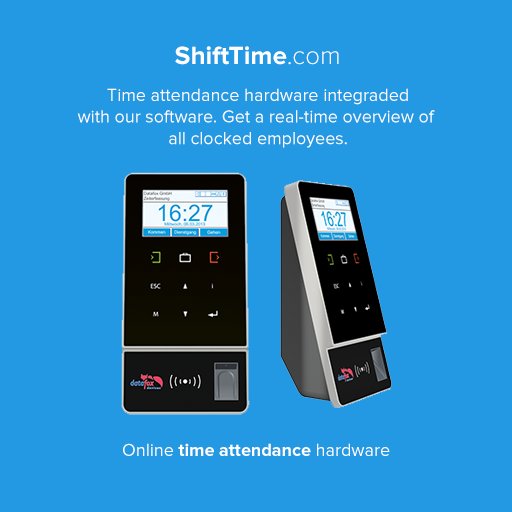 ShiftTime: Time attendance hardware integrated
with our software. #timeclock #timeattendance bit.ly/2zZm3lG