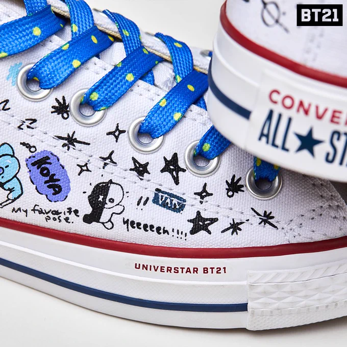 One more step ? Closer to you! 
​#Dday is coming #JULY27 
#ConverseXBT21 #Tomorrow #Look_at_all_the_details #Eyes_on_you #BT21 