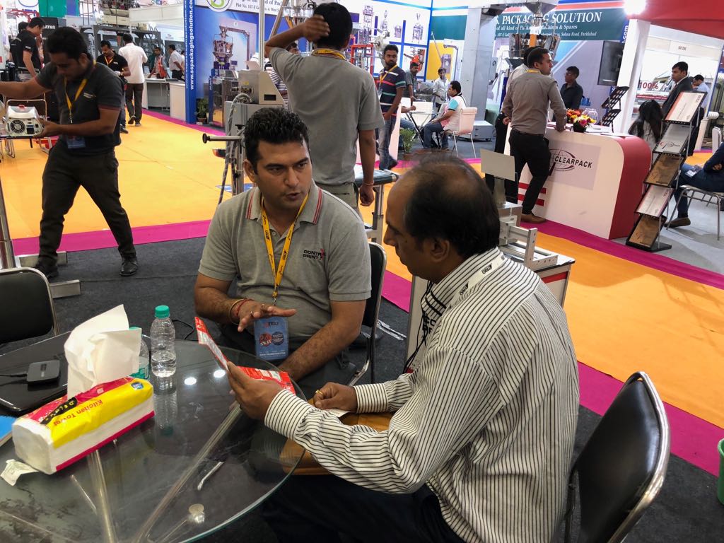 controlprintltd's tweet image. Busy day 1 at #PackPlus2018.....Don’t miss the chance to visit us at Hall No.11, Stall No.11.16, 25th to 28th July 2018, Pragati Maidan, New Delhi...... 3 days to go...