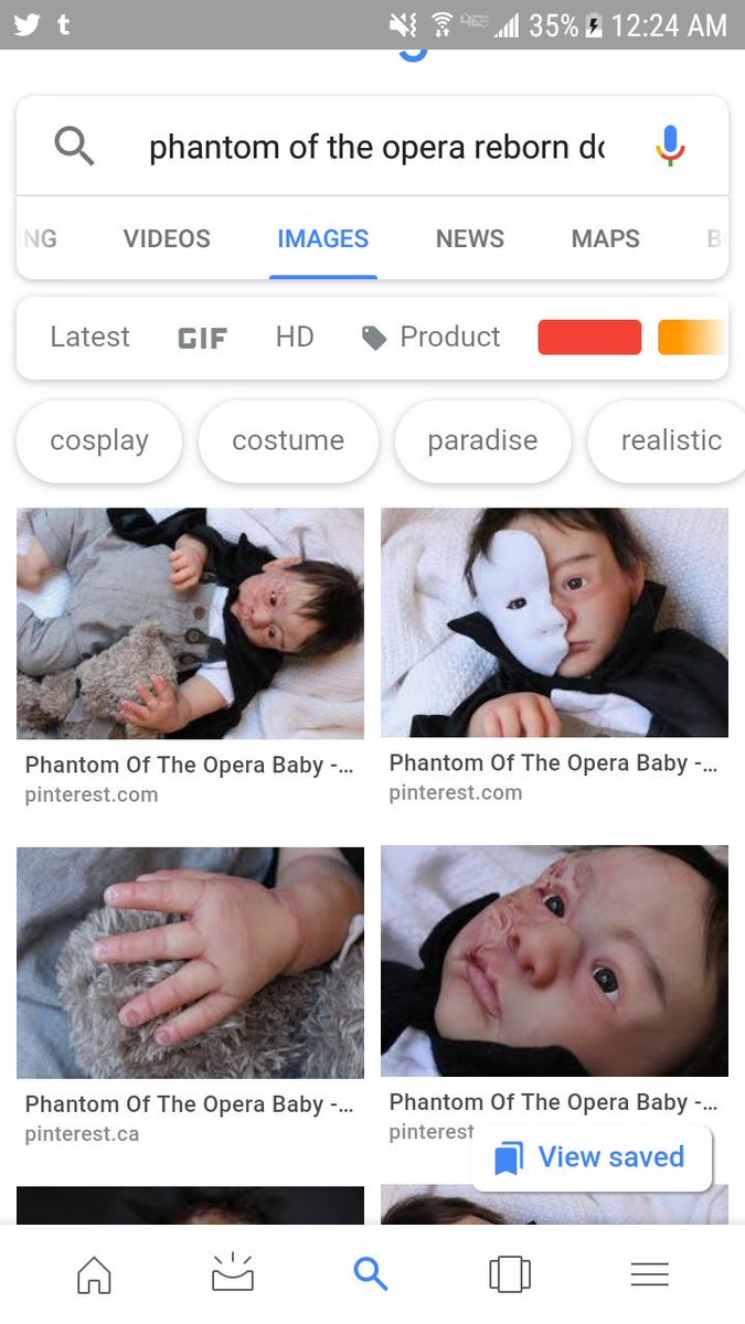phantom of the opera reborn doll