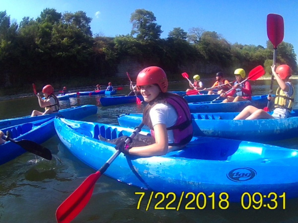 DesignNorthgate's tweet photo. River skills for the Kaysk, swimming and caves. All great fun here in the Ardeche. https://t.co/rIQXc6xoxO
