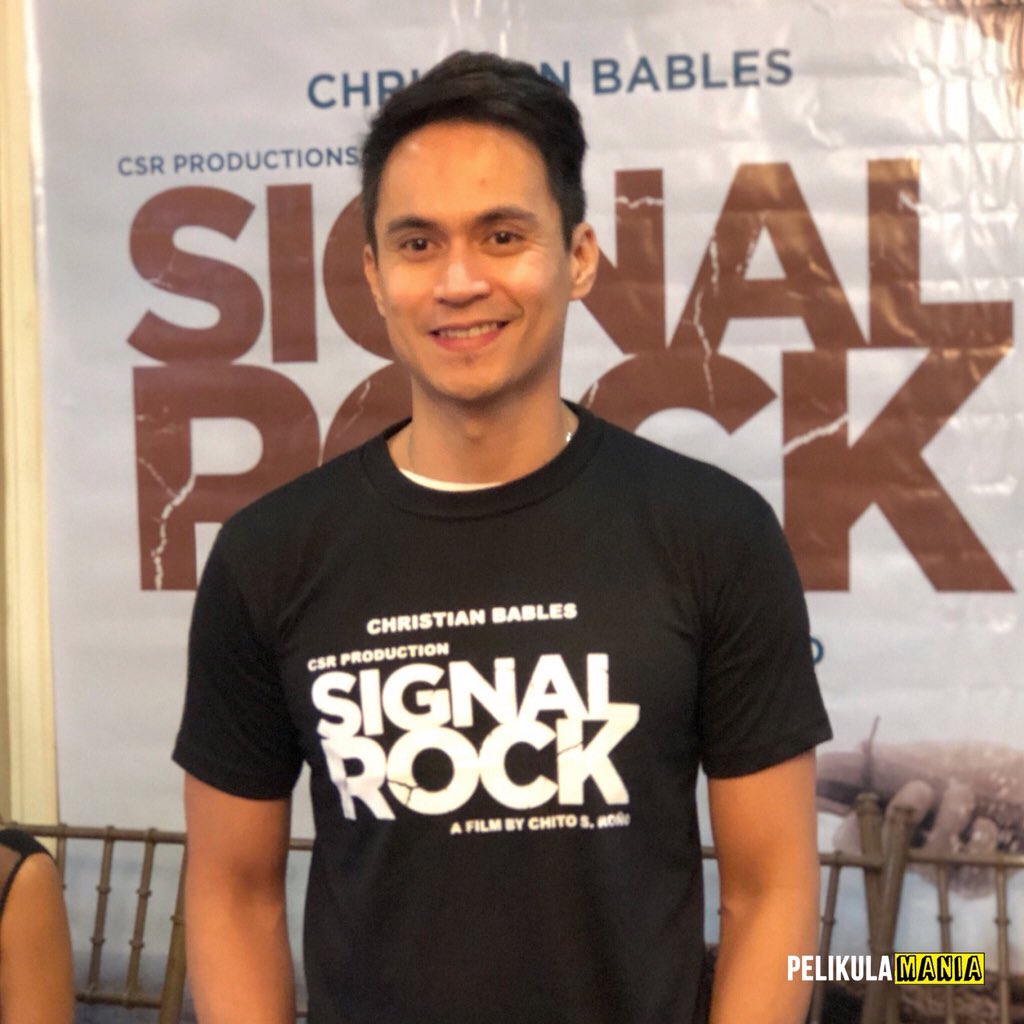 pelikulamania's tweet photo. #ChristianBables and #ArnoldReyes at the #SignalRockMovie Media Conference. See them in cinemas August 15. #PPP2018 https://t.co/ndDVJsWYXH