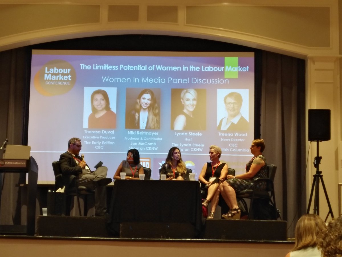 laramarchionni's tweet photo. #LMIConference in #Vancouver - Fascinating discussion with successful women in Media @BCLMR Thank you for this incredible introduction to the conference! https://t.co/hPtW7yK6zp