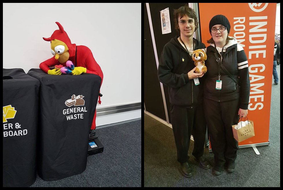 SSG_Devs's tweet photo. We had a blast at #AVCon2018 #IGR2018 over the weekend. It was great to show off our game and meet all of you. Congrats again to our 'trashiest' pic winner. We hope everyone had fun and enjoyed the whole convention.

We're looking forward to bringing you more games in the future. https://t.co/FfAraCJjIn