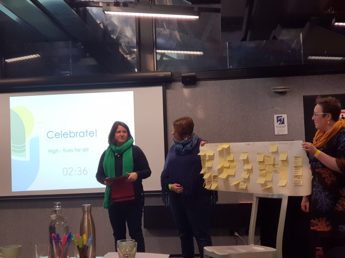 dwolfclark's tweet photo. Looking forward to sharing more insights from our holiday #contentcollab hack. Loved this part of the day when teams who started the day as strangers ended the day as edu-buddies! https://t.co/mM88CPTlNc