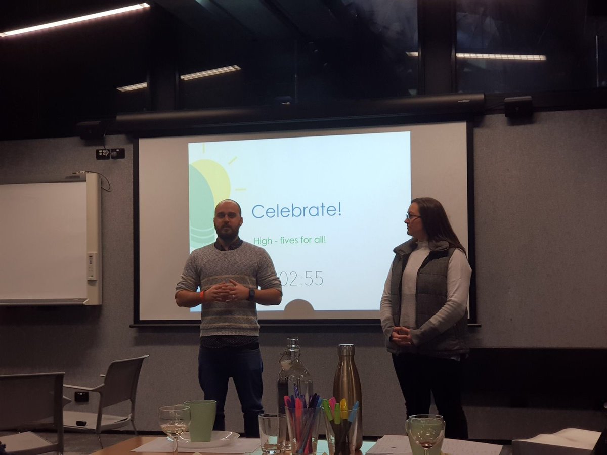 dwolfclark's tweet photo. Looking forward to sharing more insights from our holiday #contentcollab hack. Loved this part of the day when teams who started the day as strangers ended the day as edu-buddies! https://t.co/mM88CPTlNc