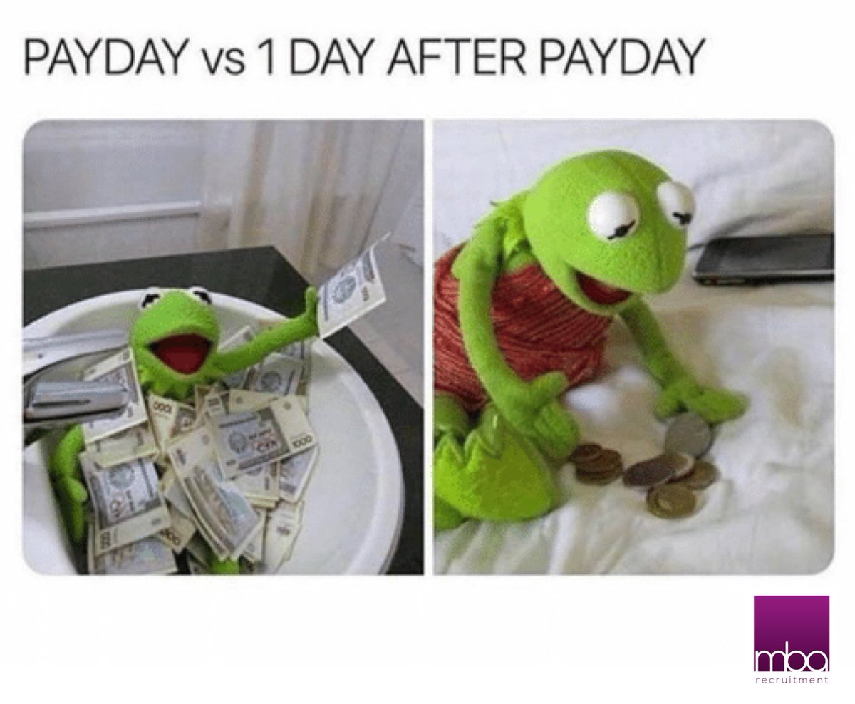 MBAssociates1's tweet photo. Anyone else the same? 🤣🐸💷 #payday #michaelbenjaminassociates #rec2rec #manchester #recruiterlife #kermit #recruiter #recruitmentconsultant https://t.co/nffIXzN1Ld