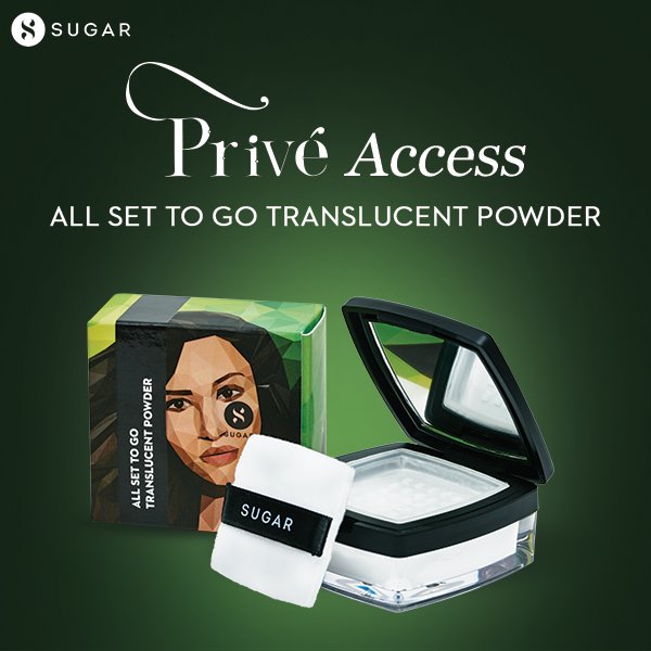 trySUGAR's tweet photo. Be the first to own our All Set To Go Translucent Powder #BeforeLaunch. Shop on https://t.co/RDPtBGaRBT and avail this setting powder complimentary on cart value of 1199 and above. Better hustle, Prive Access is open for a limited time period only. https://t.co/ZErD2dB6jA