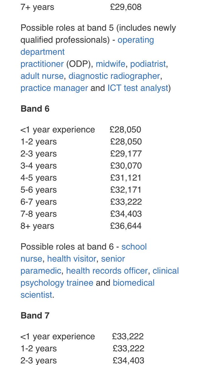 lisalouise_h's tweet photo. What is was supposed to be... to what it actually looks like.. you will actually sit at your increment for 2 years before receiving an enhancement as opposed to yearly as was prior to deal #uhmbt #nhs #NHSPayrise #notwhatwewereledtobelieve #rcn #unison #disappointed #nurseproblem https://t.co/0cjmqhXbhO
