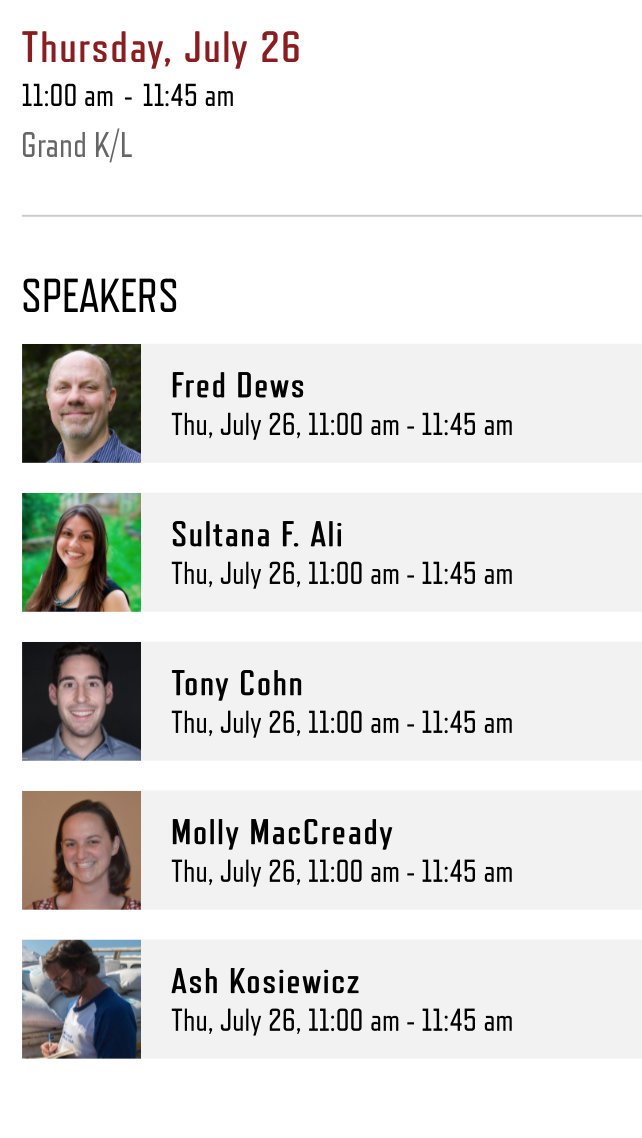 Excited for this morning's 11am <a href="/podcastmovement/">Podcast Movement</a> panel where I'll share the stage with other #nonprofits in #podcasting! Come to Grand K/L to see <a href="/globalsultana/">globalsultana</a> (<a href="/pewtrusts/">The Pew Trusts</a>), <a href="/SidedoorPod/">Sidedoor Podcast</a> (<a href="/smithsonian/">Smithsonian</a>), @ashkosiewicz (<a href="/WFPUSA/">World Food Program USA</a>), &amp; <a href="/publichistory/">망갱이</a> (<a href="/BrookingsInst/">The Brookings Institution</a>)! See you there!
