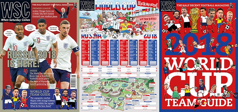 WSC 376 cover, wallchart and World Cup team guide