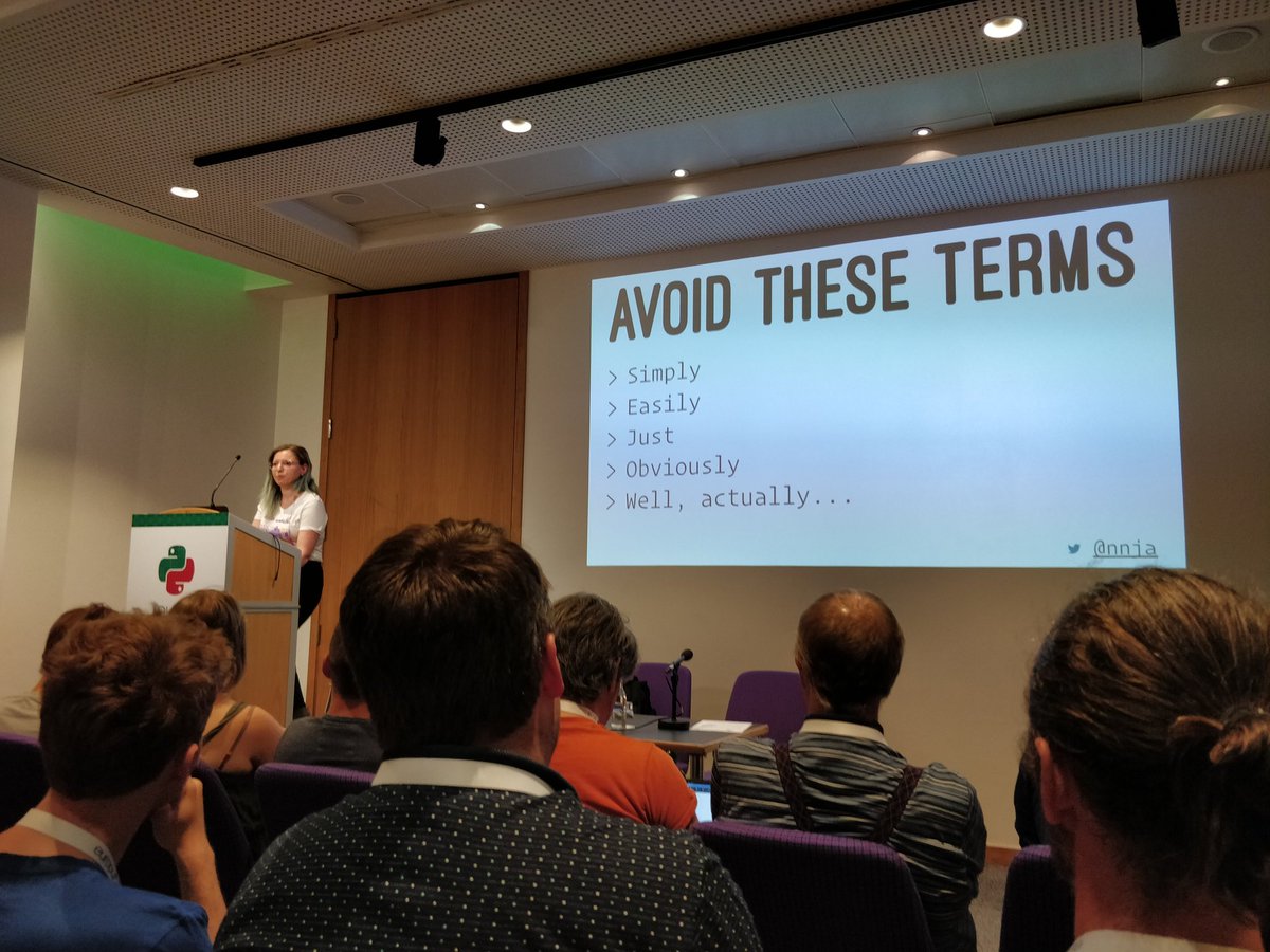 _teoguso's tweet image. @nnja great talk on code reviews. It goes far beyond that and trickles into how to have healthy work relationship. 👍💯 #Europython #EuroPython2018