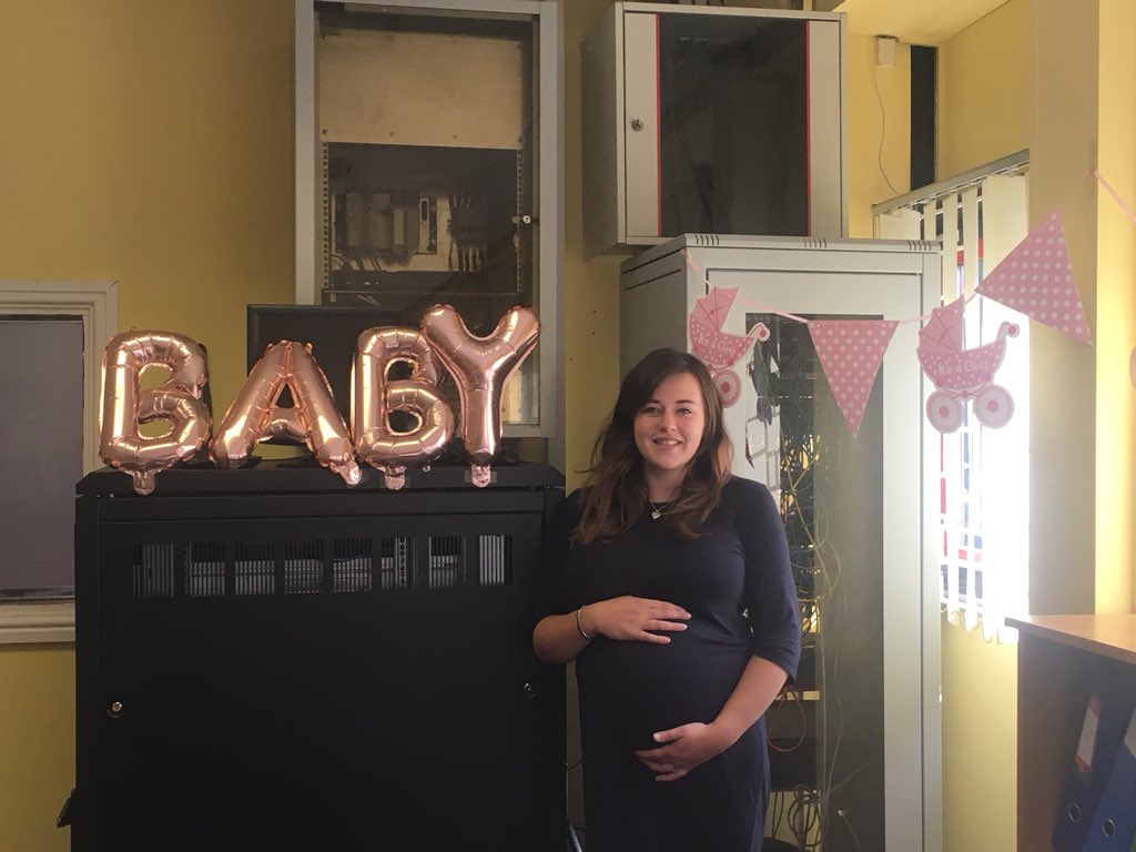 armahswgr's tweet photo. Wishing our Hannah from admin all the best on her #maternityleave #itsagirl #armahbaby https://t.co/S5i6byK4Qy