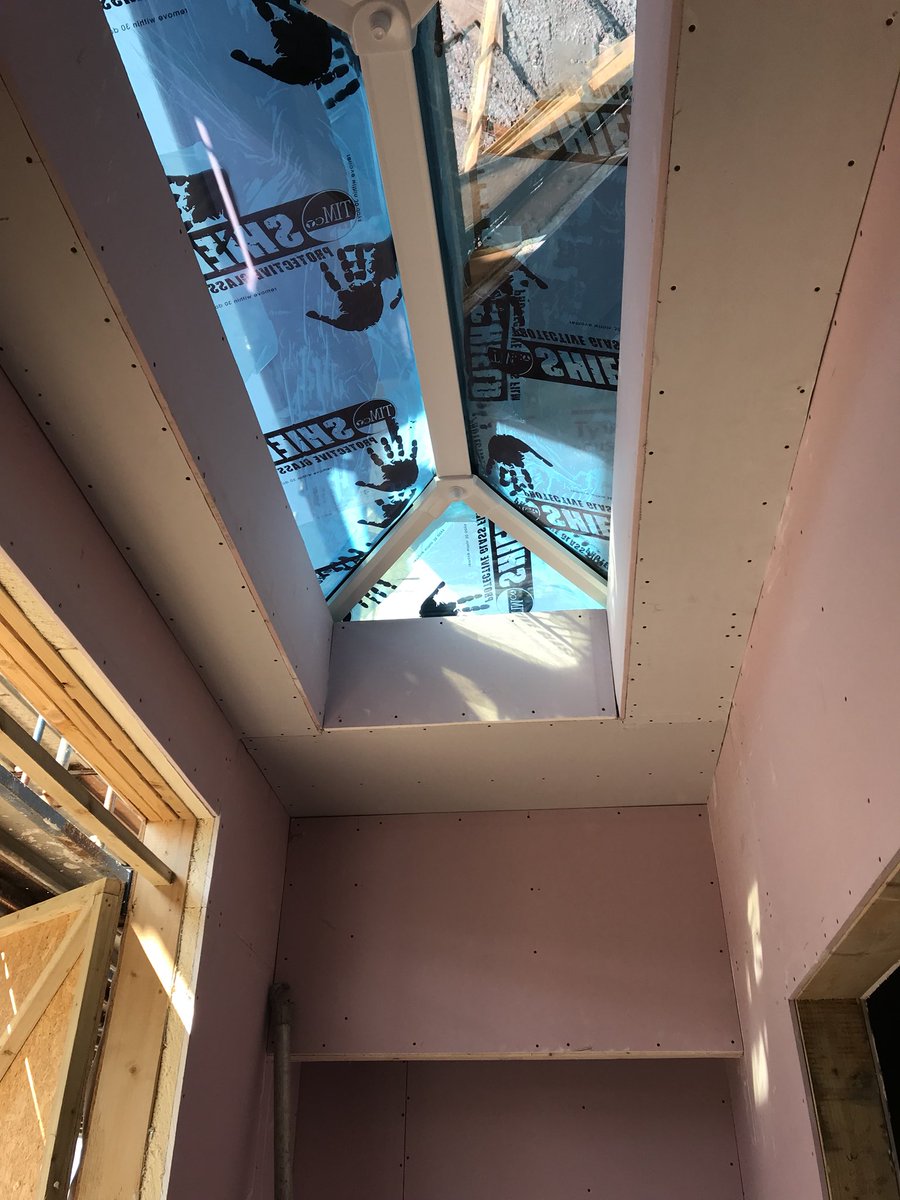 spatialgardner's tweet image. New house coming along nicely in Kilmacolm