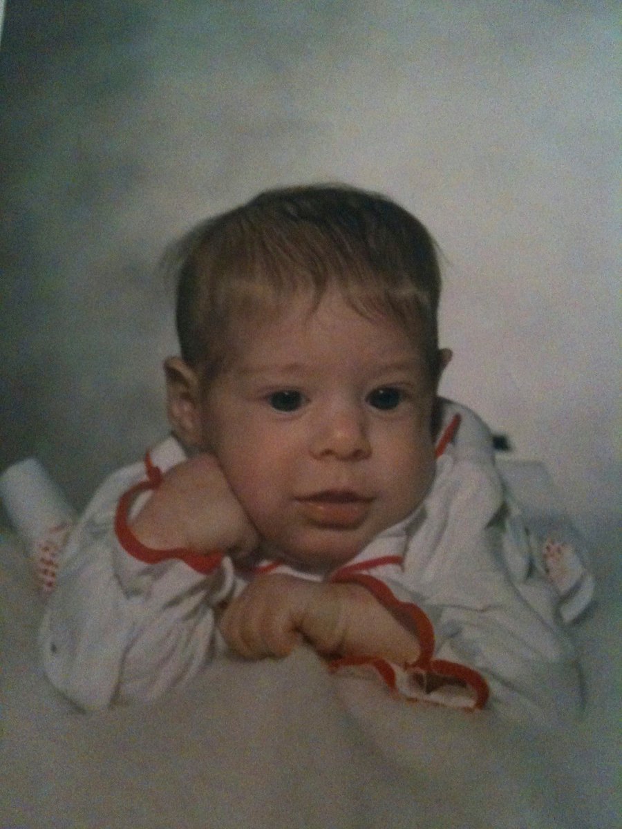 This was my younger daughter when she was a baby in 1968 #TBT