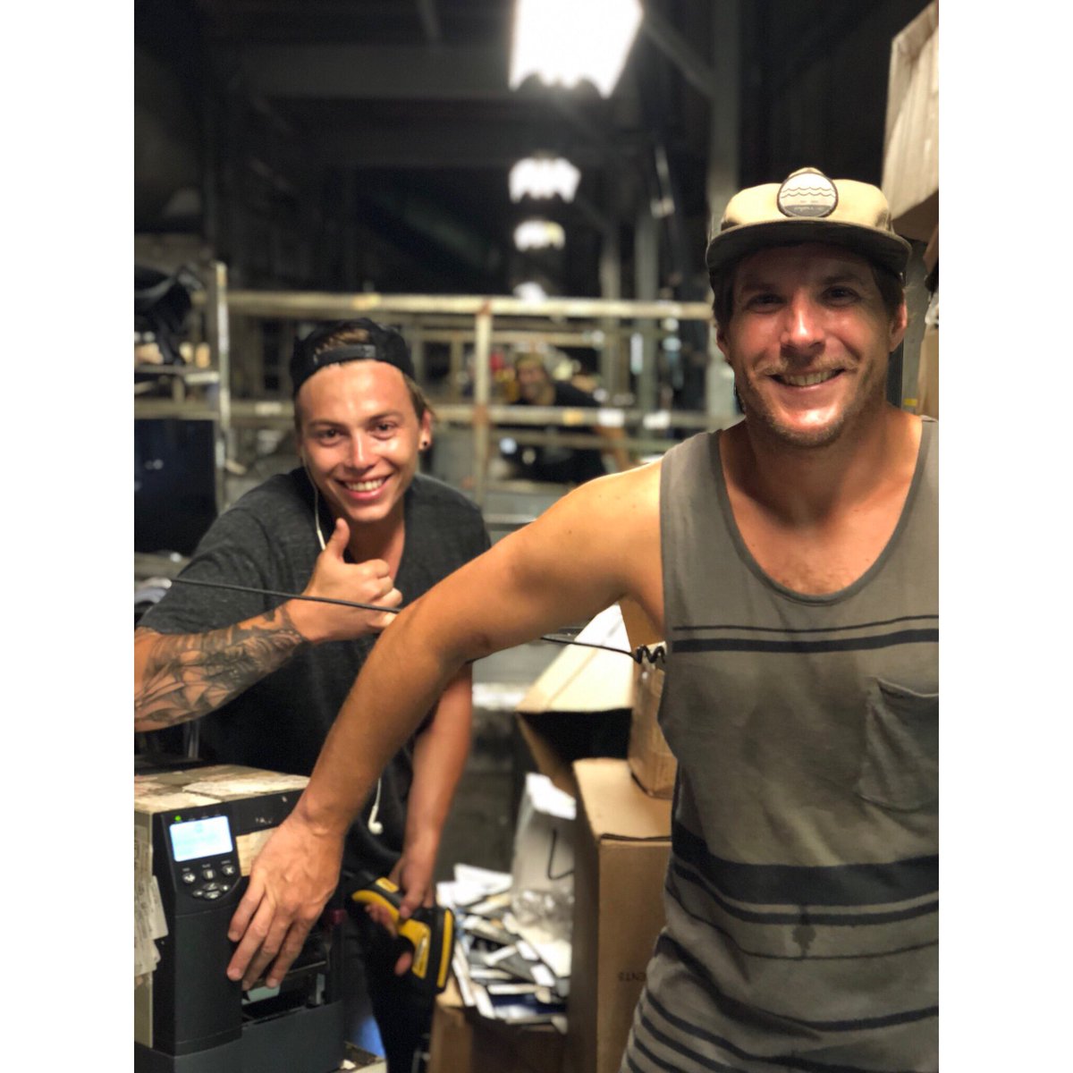 Even in 80degree indoor HUB weather. Unloader Alex &amp; Timmy ate all smiles getting he job done for our customers and always working safe... <a href="/kjallen04/">NICK NFT {44th}{404}</a> <a href="/CuceTom/">Tom Cuce</a> @UPS_Bryce <a href="/UPS_Laguna/">UPS Laguna Preload</a>