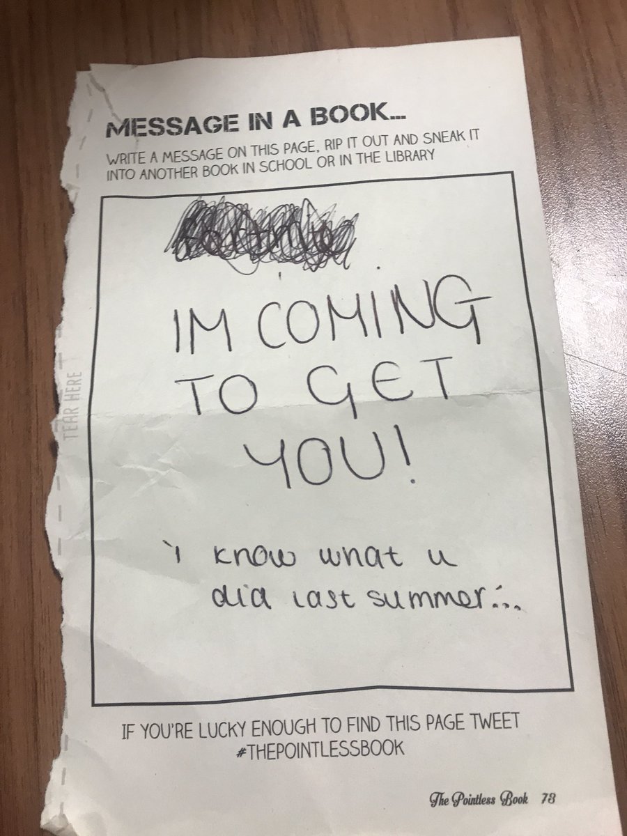 DeesideGymClub's tweet photo. #thepointlessbook found by Hermione, Evie, Emily and Amelia in extra training today. https://t.co/vglV9EYHas