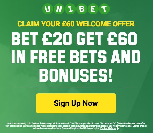 O Xrhsths Footy Accumulators Sto Twitter New Offer From Unibet For The Upcoming Season 1 Join Unibet 2 Bet 3 Get 60 In Free Bets Bonuses Join To Claim Here