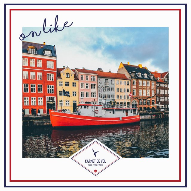 Pas encore en #vacances ? Pourquoi ne pas vous offrir une petite mise en bouche avec un week-end prolongé à #Copenhague. Maisons colorées et charme suranné, chez #Carnetdevol on aime cette ville scandinave. ​zurl.co/Dxarl
