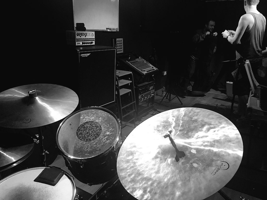 Nice rehearsal with PJ Barker last night #oldbluestunes. Rehearsal kit even had <a href="/CodeDrumHeads/">Code Drum Heads</a> on it. <a href="/CodeDrumHeads/">Code Drum Heads</a> @DreamCymbalsUK <a href="/loscabossticks/">Los Cabos Drumsticks</a>