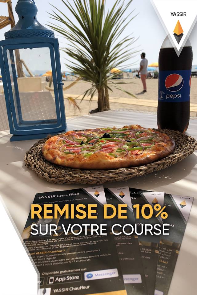 Vivez l’été à fond avec YAssir🏖️, profitez d’une remise de %10 🎉 sur votre course de et vers la plage Glorious beach . ESHRA .😁
Ne restez plus cloîtré à la maison🏚️. Prenez votre maillot ! Appelez votre Team 👬et partagez-vous la course  ✌️.