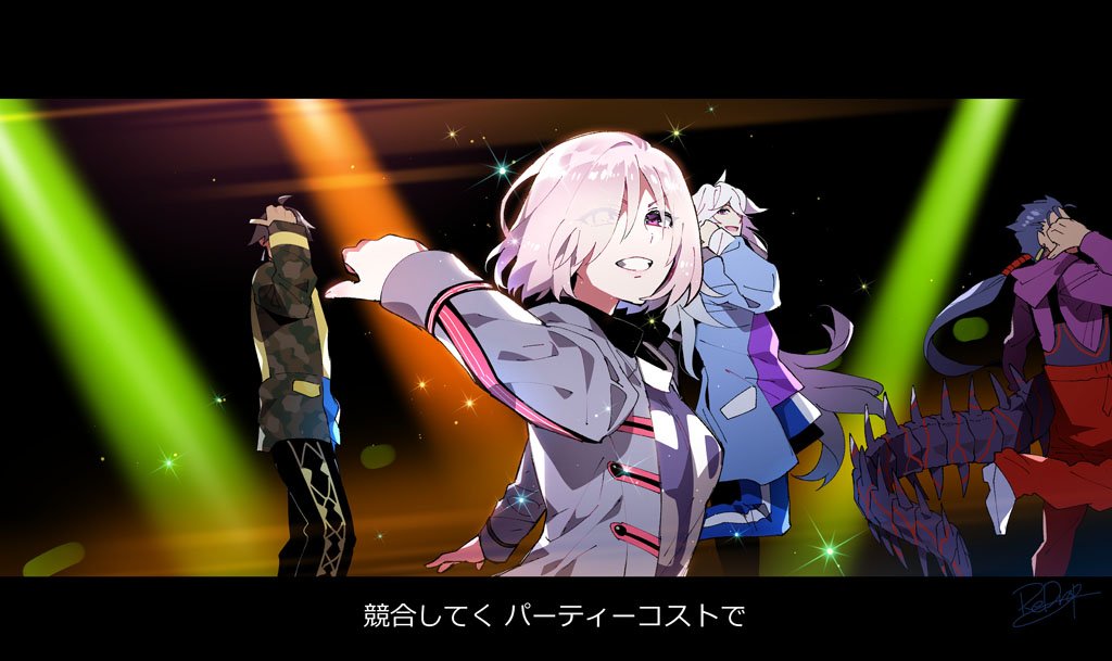 マシュ・キリエライト(Fate) 「アンコール!マシュと一緒に会場全体でLet's dance! #FGO #FGO」|ReDrop/おつまみのイラスト