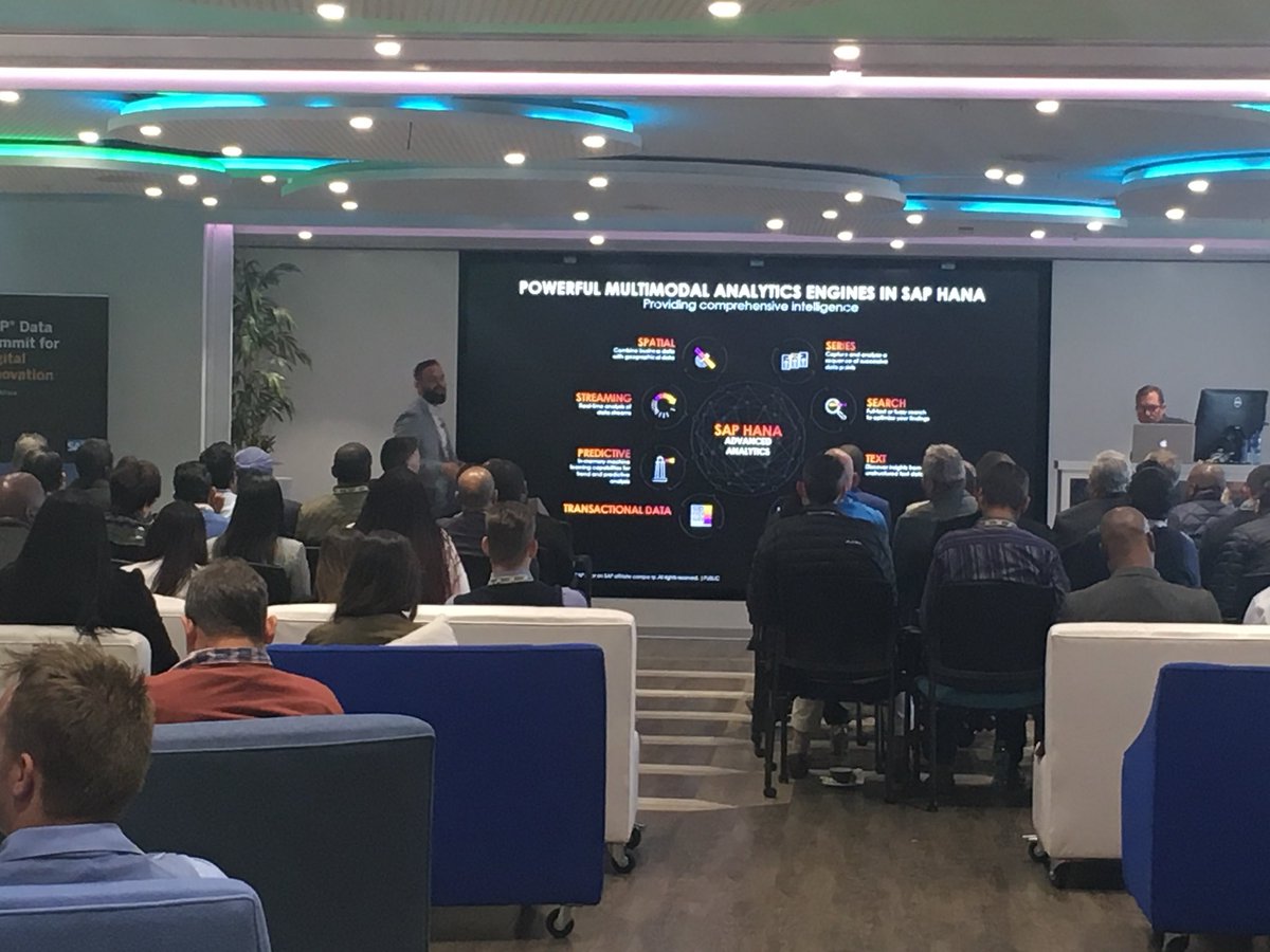 MsNte's tweet image. Data locality is key - we have built in systems using a combinations of HANA analytic engines to uncover the power of data #AndreBorchert @SAPAfrica #SAPDataInnovationSummit2018