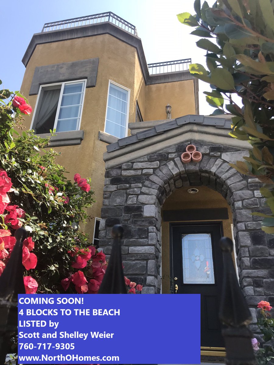 scottshellweier's tweet photo. ** COMING SOON! ** 4 BLOCKS TO THE BEACH!
Downtown Oceanside
2145 sqft ** OCEAN VIEW
Rooftop deck w/spa
Taking BUYER INTEREST list during repairs. You’ll SEE B4 it HITS THE MKT! #ScottandShelleyWeier #NorthOHomes #SeaMonsterHomes #C2Financial #CalStateRealty 760-717-9305 https://t.co/XWgpir0rKH