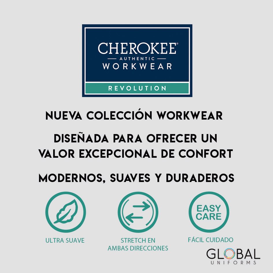 globaluniforms's tweet photo. Nuestra línea Workwear REVOLUTION está diseñada para ir con estilo sin ningún esfuerzo! Es una línea bastante moderna y con un tejido ULTRA SUAVE! ¿Qué esperas para probarla? 
#revolution #Cherokeeuniformes #uniformes #uniformesmedicos #medicos #doctores #odontologia #cirugia https://t.co/BUkG1u0RYJ