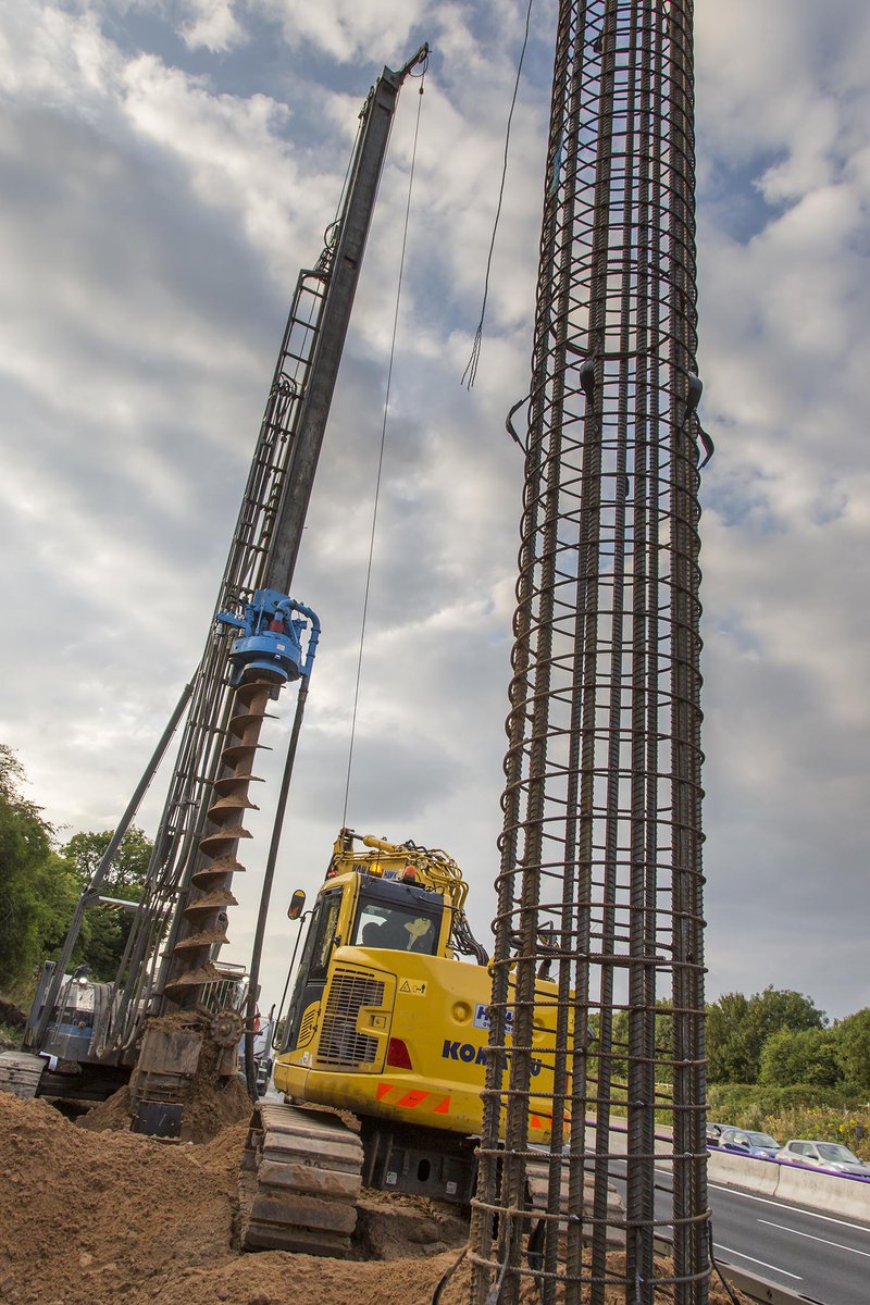 VolkerWesselsUK's tweet photo. #VolkerGroundEngineering has been awarded a piling contract for the M6 J16-19 @highwaysEngland smart motorway scheme by @kierconstruct. Works cover a 20 mile stretch between Crewe and Knutsford, which will convert the existing motorway into an 'All Lane Running' Smart Motorway. https://t.co/pdOkWJ6i5P