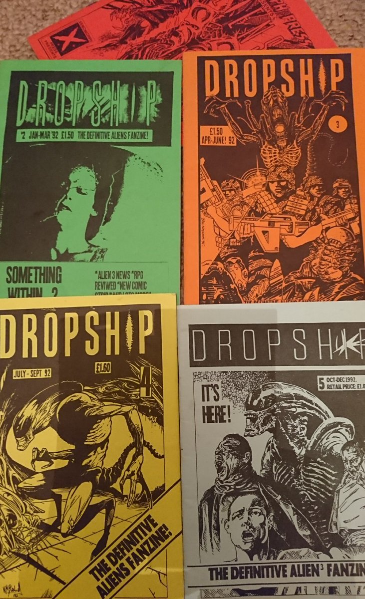 StewartBridle's tweet photo. Fun fact: in the early 90s I ran an Aliens fanzine called 'The Dropship'. Anyone out there a reader? https://t.co/SYyc7Nw7Vd
