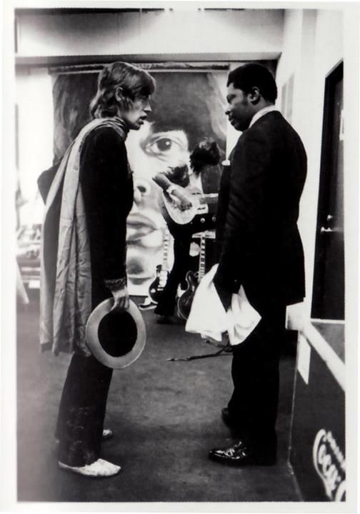 Happy Birthday to Mick Jagger! Here Pictured with B.B. King.   