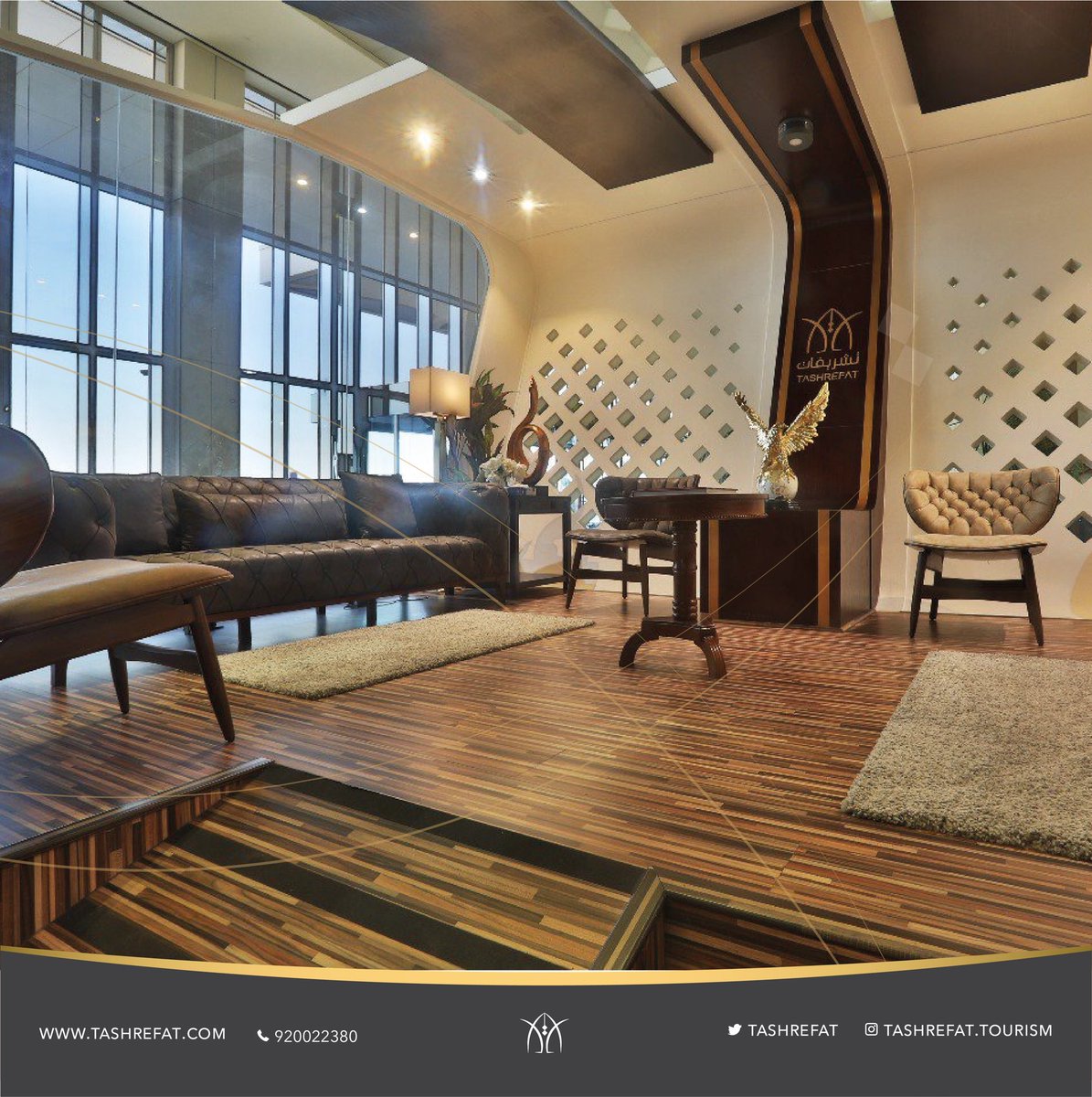 TASHREFAT's tweet image. اقضي أوقات الإنتظار في صالة تشريفات بكل فخامة وراحة واسترخاء. 
.
للحجز أو الاستفسار : 920022380 #مطار_الملك_فهد_الدولي #تشريفات