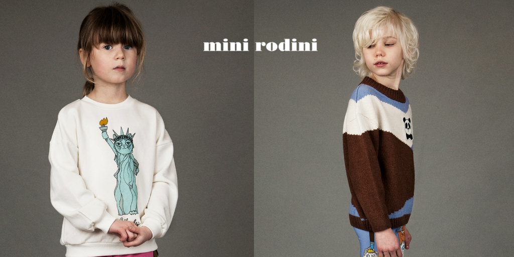 KidshopFrance's tweet photo. La première partie de la nouvelle collection automne hiver de Mini Rodini est là ! Inspirée de New York, découvrez une collection fun et soucieuse de l'environnement 
https://t.co/Zvq81nzgU4 https://t.co/jSr3FYVVZN
