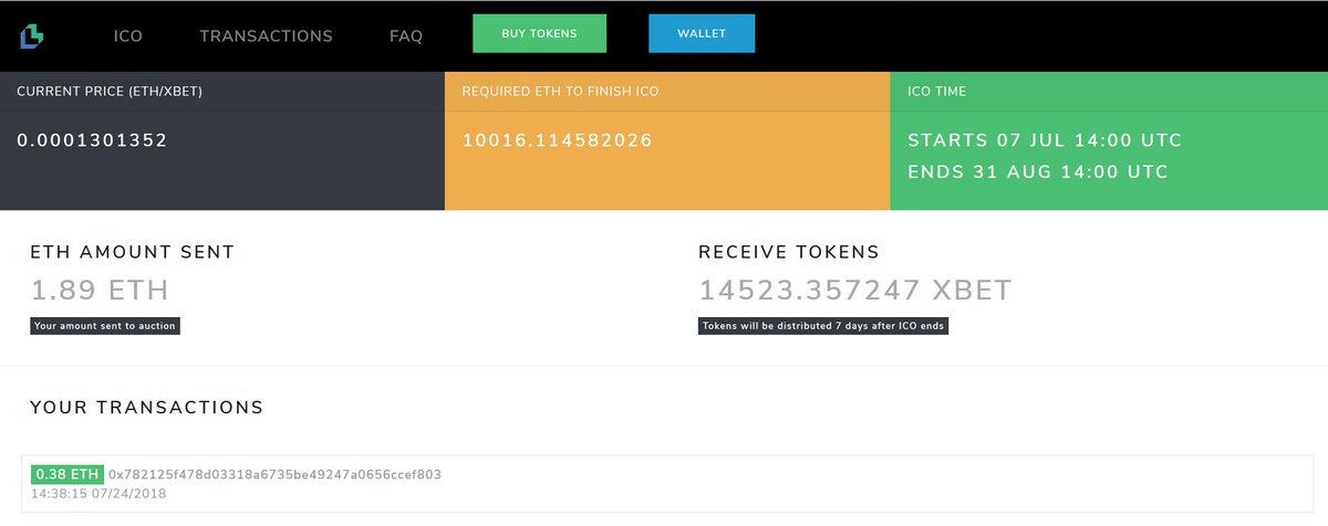 letsbet_io's tweet photo. Current price of XBET/ETH is  0.0001301352 . Our tokens are available for purchase at https://t.co/jp2oWPa2lm #letsbet #fomo $XBET $BTC #ico https://t.co/Vhl9MBp8sw